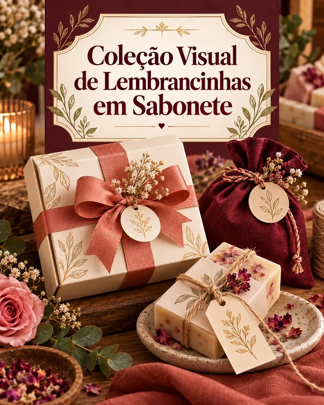 Mockup do bônus Coleção Visual de Lembrancinhas em Sabonete.